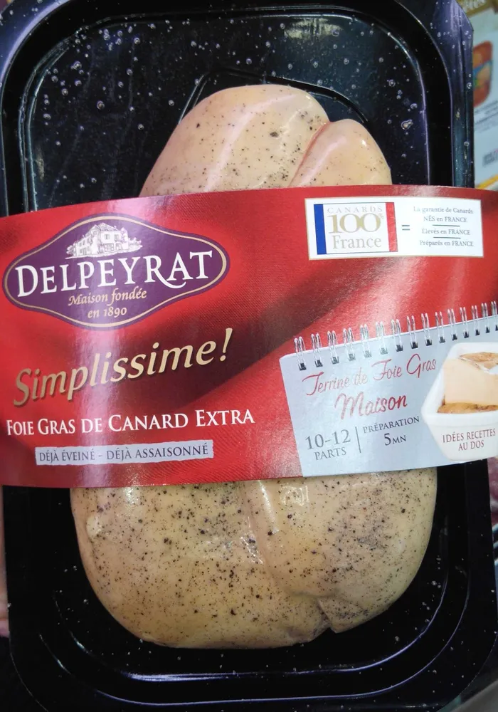 Foie gras de canard extra Simplissime !