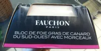 Bloc de foie gras de canard du Sud-Ouest avec morceaux