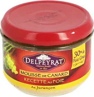 Mousse Canard Jurançon Delpeyrat 180 G, 1 Bocal