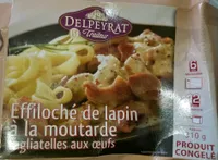 Effiloché de lapin à la moutarde