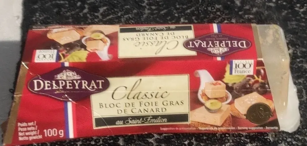 Bloc de foie gras de canard