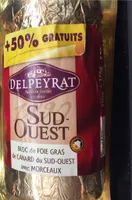 Bloc de Foie gras de canard du sud ouest avec morceaux