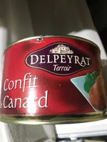 Confit de canard 4 à 5 cuisses DELPEYRAT, boîte de