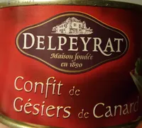 Confit de gésiers de canard