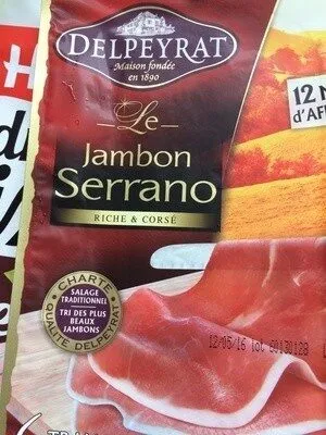 Le jambon serrano