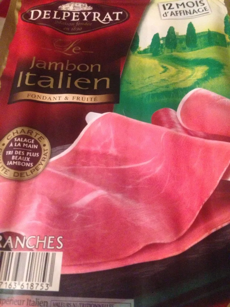 Le jambon italien