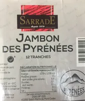 Jambon des pyrenees