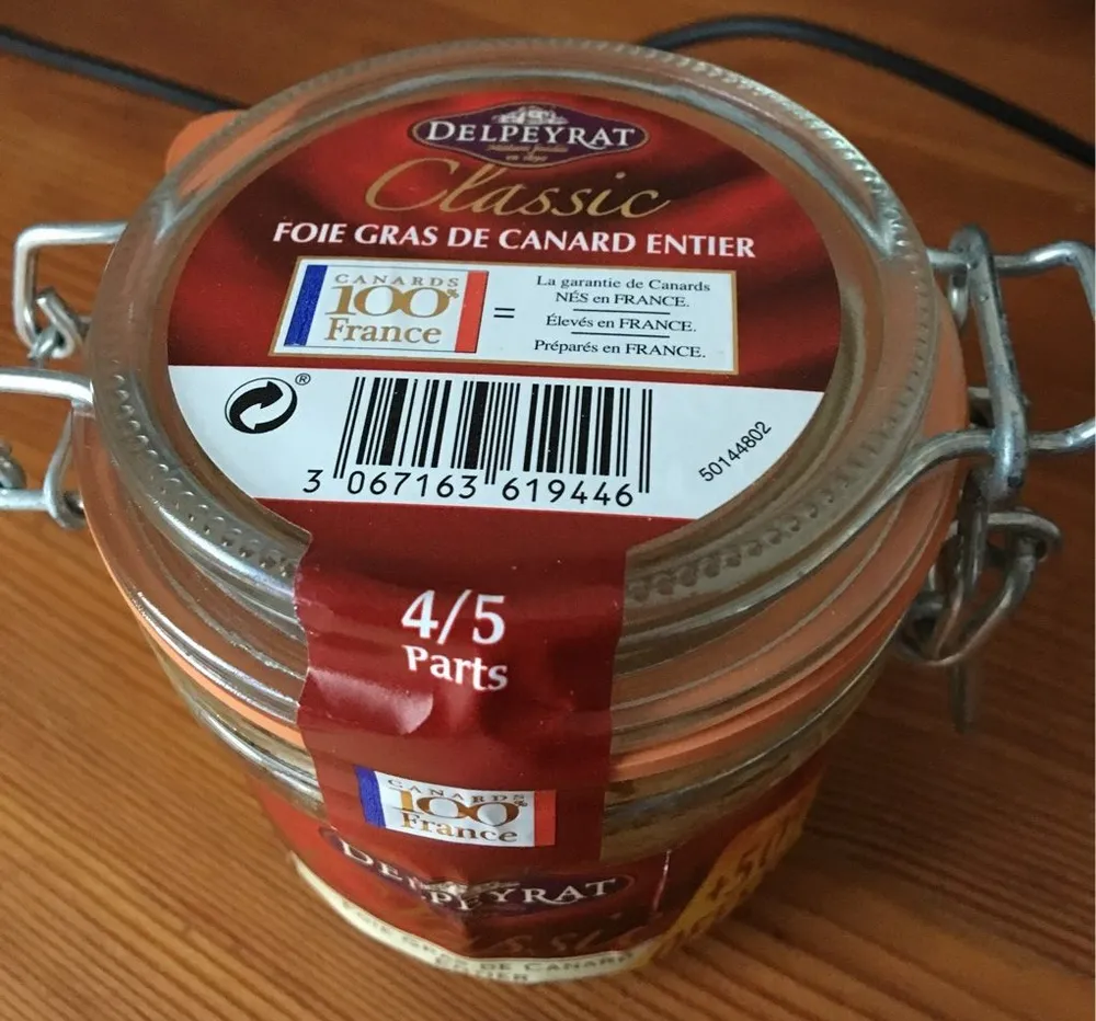 Fois gras de canard entier