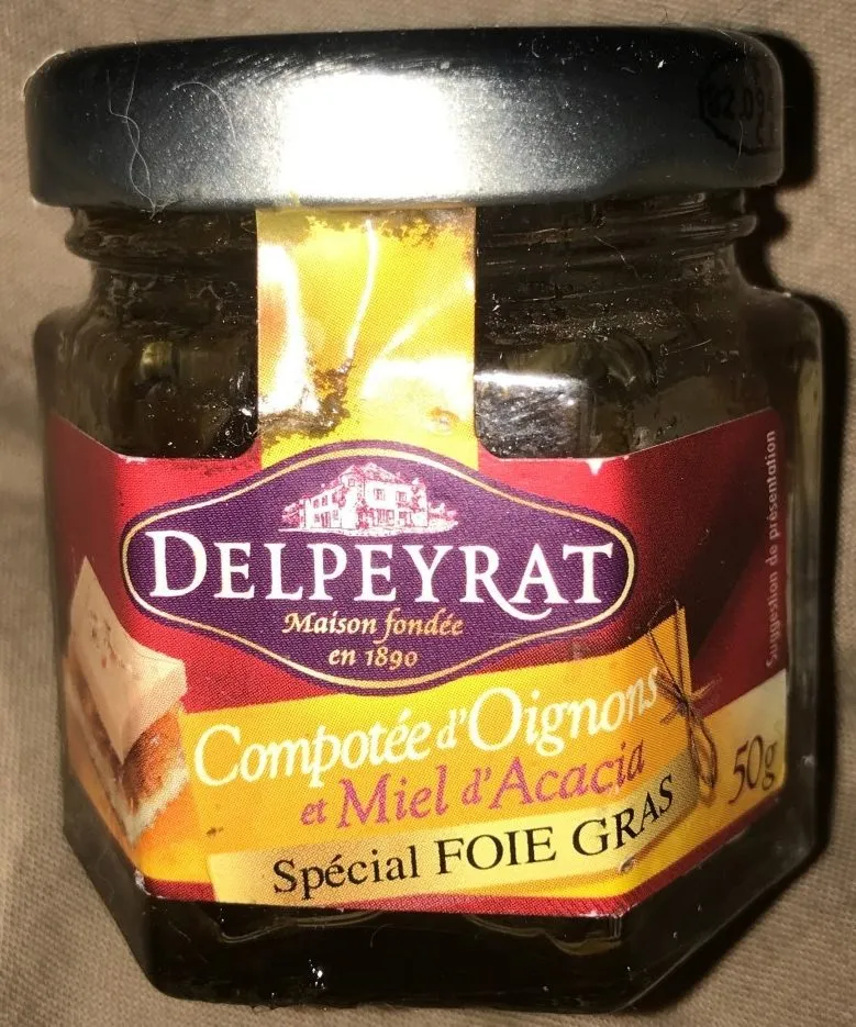 Compotée d'oignons et miel d'acacia