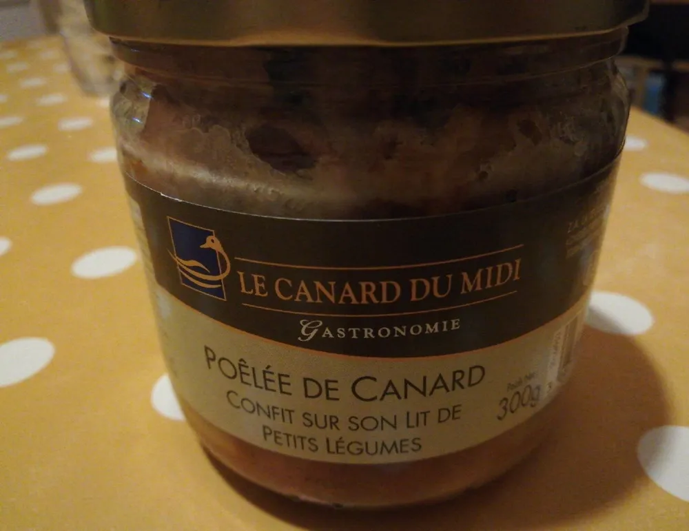 Poêlée de canard confit