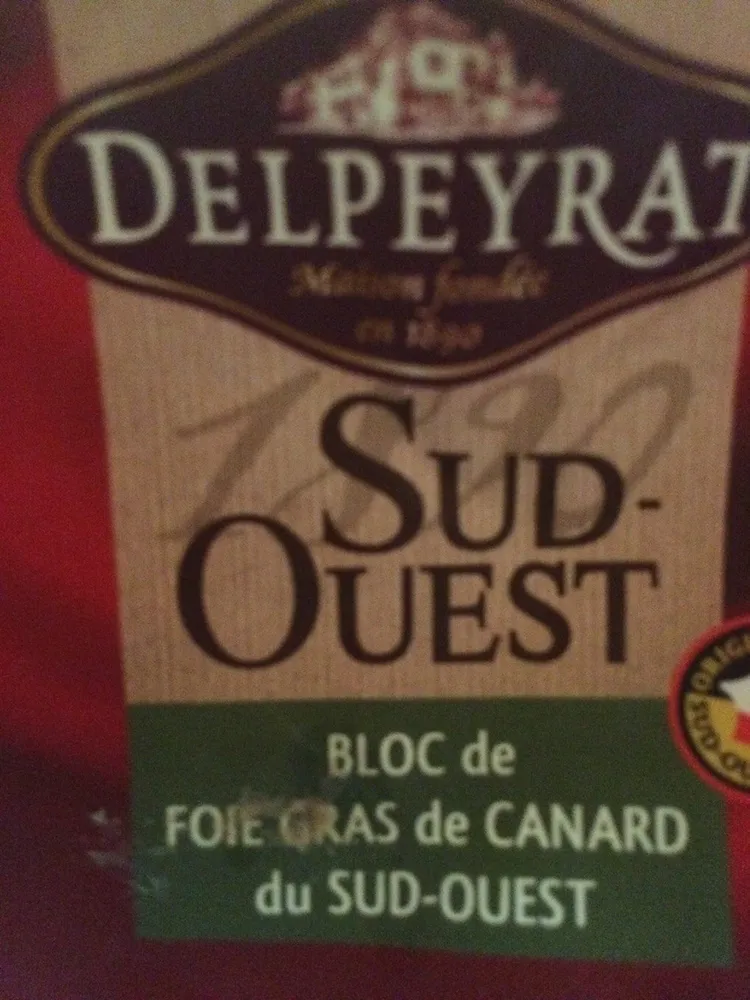 fois gras de canard du sud ouest