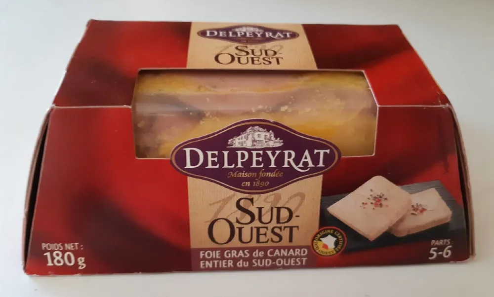 Fois gras de canard entier du Sud Ouest