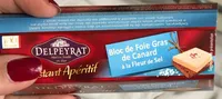 Bloc de foie gras de canard fleur de sel