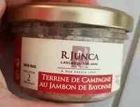 Terrine de campagne au jambon de Bayonne