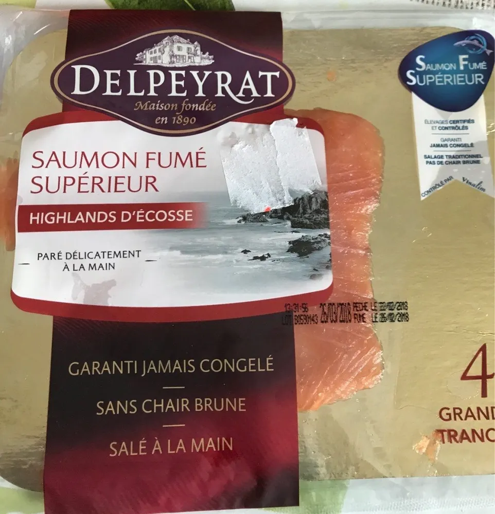 Saumon fumé supérieur