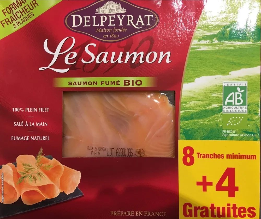 Saumon fumé bio