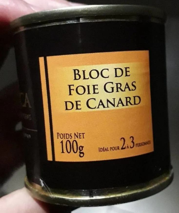 Bloc de foie gras de canard