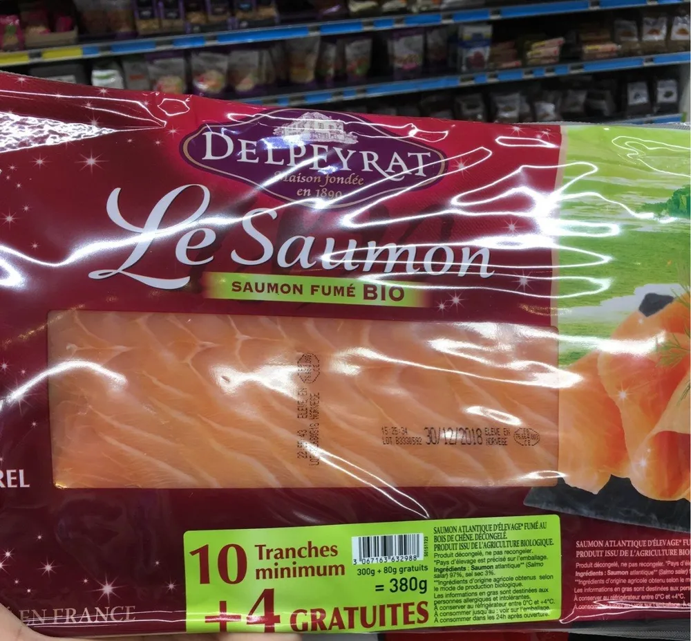 Le saumon Fumé bio