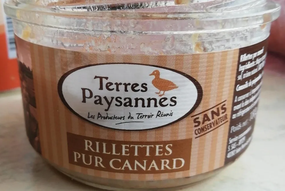 Rillettes pur canard