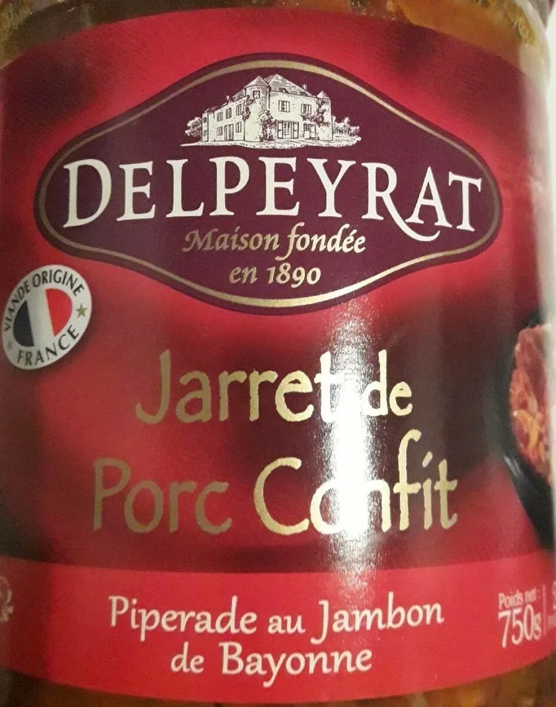 Jarret de porc confit
