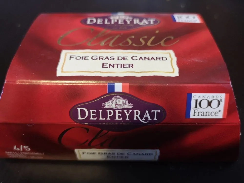 Foie gras de canard entier