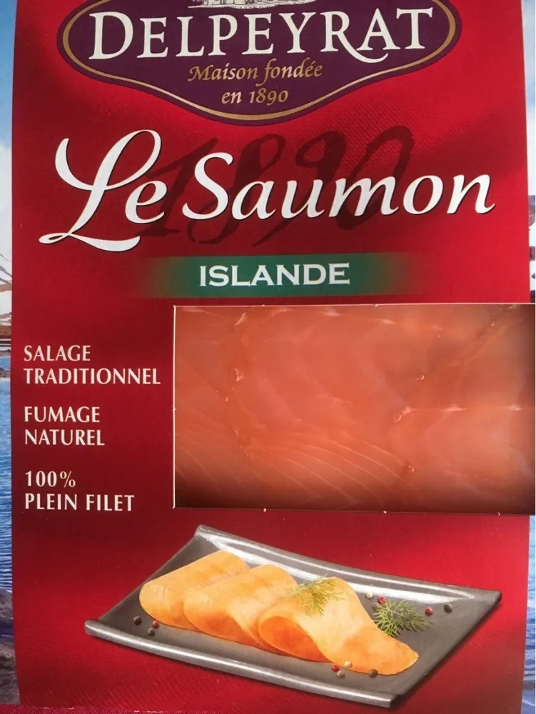 Saumon fumé islande