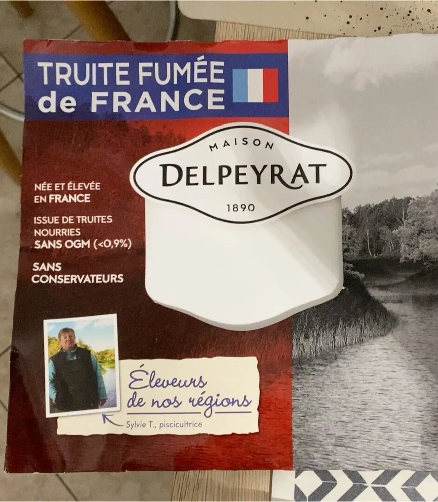 Truite fumée de France