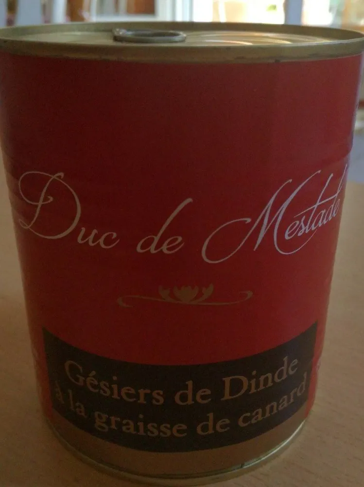 Gésiers de Dinde à la graisse de canard