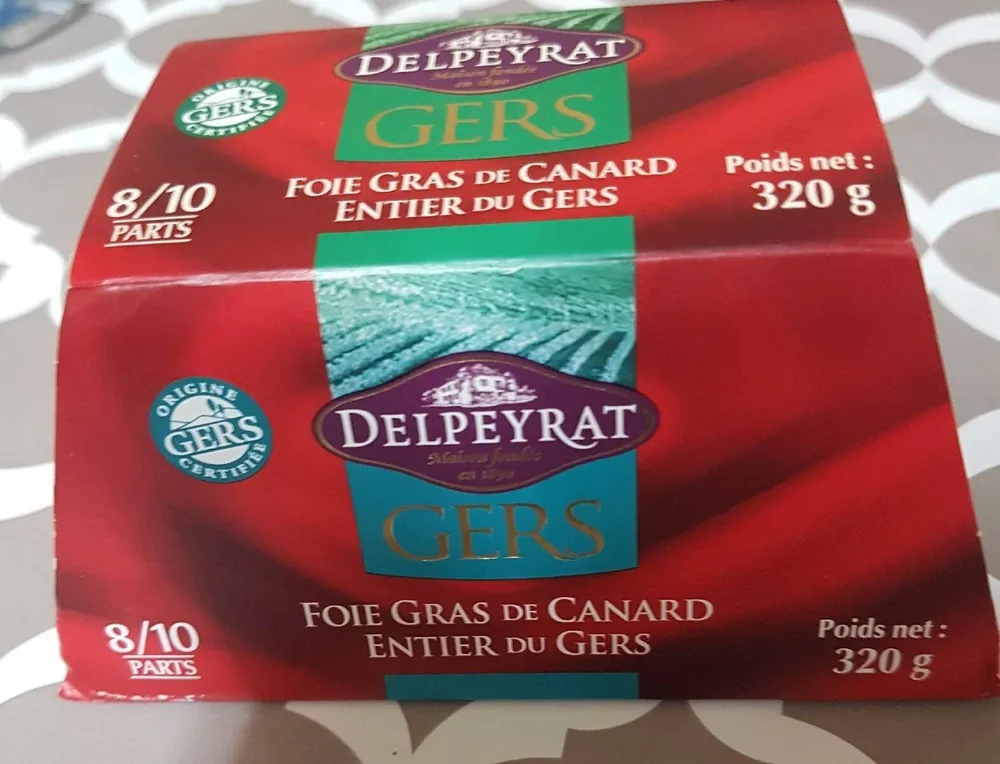 Foie gras de canard entier du Gers