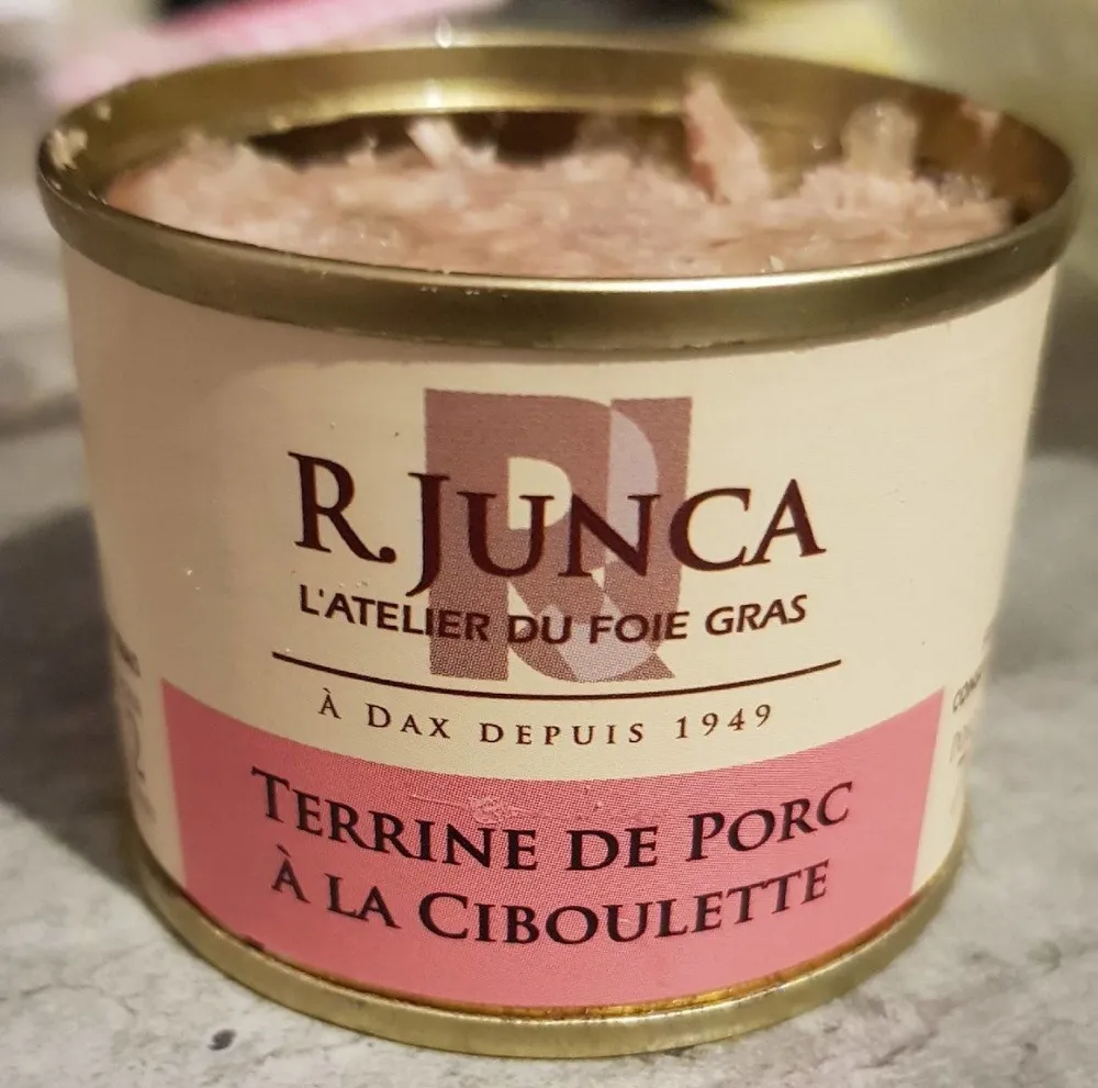Terrine de porc à la ciboulette