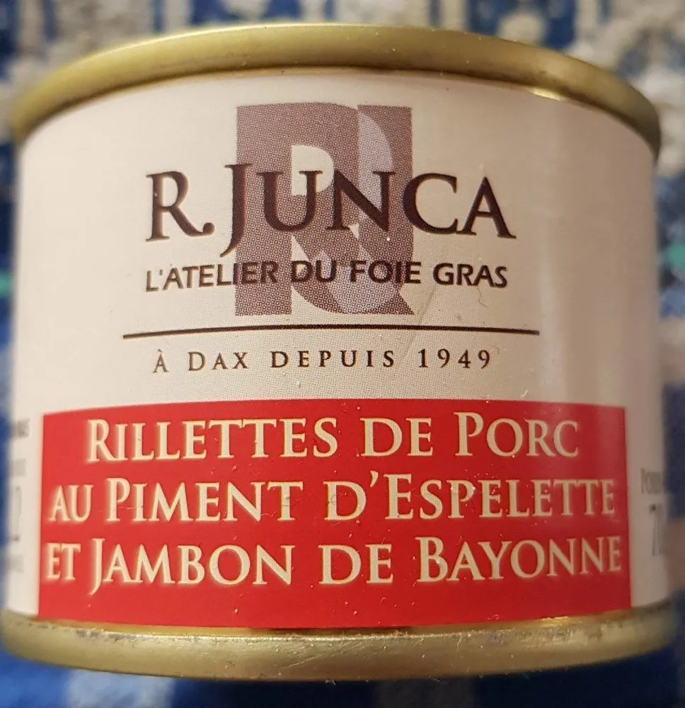 Rillettes porc piment & jambon