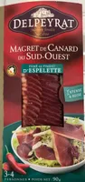 Magret de canard du sud-ouest fumé