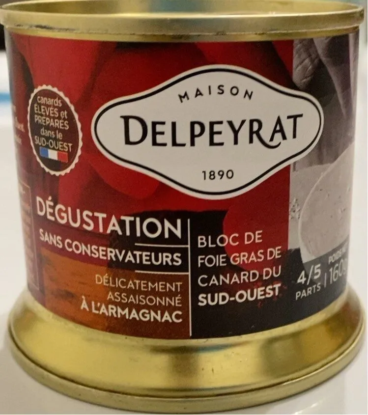 Bloc de foie gras de canard