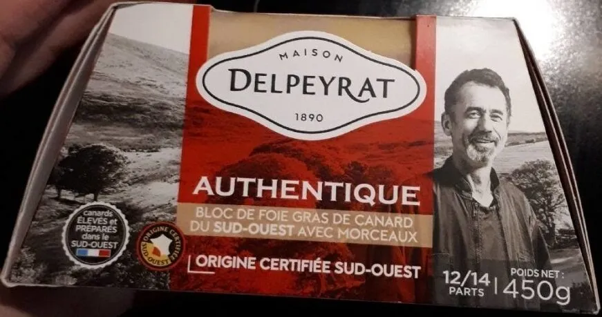 Bloc de foie gras de canard du Sud-Ouest