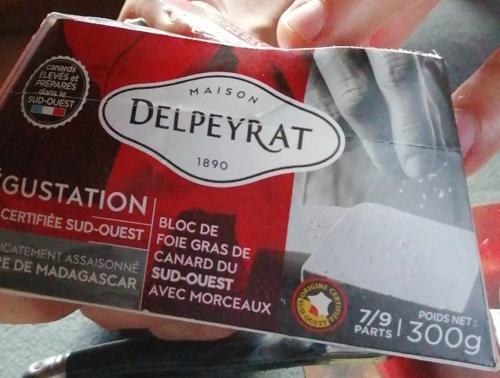 Bloc de foie gras de canard