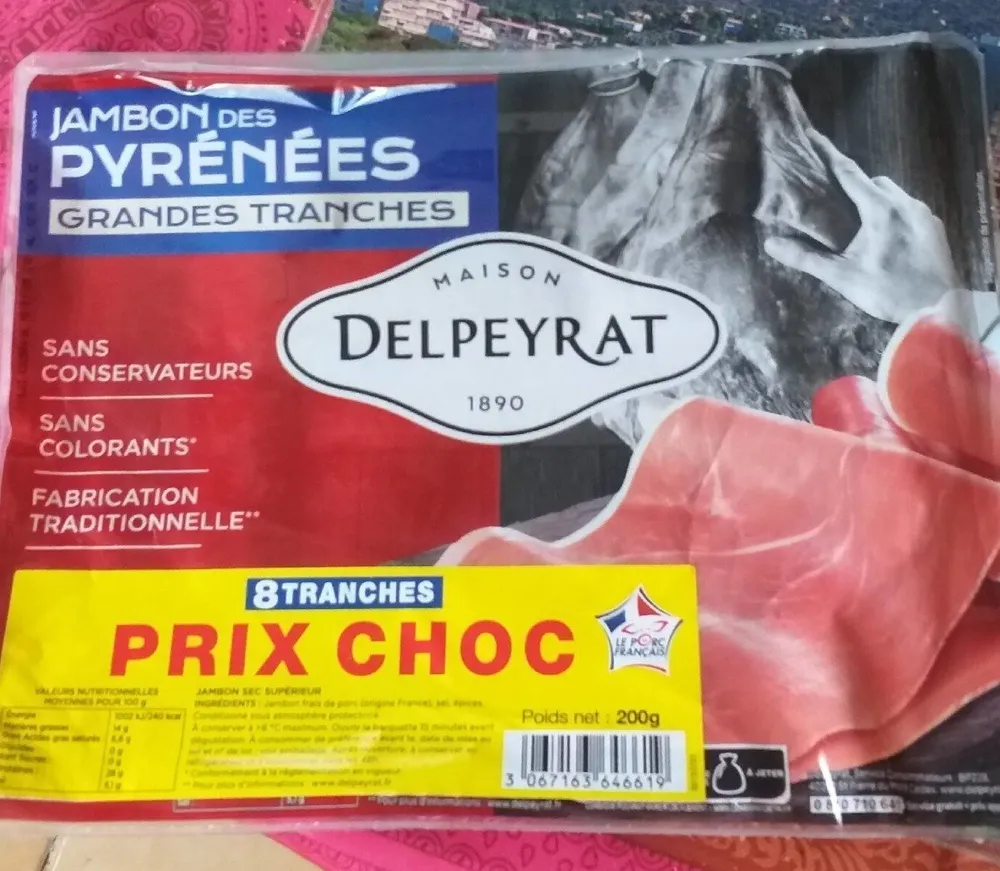 Jambon des pyrénées