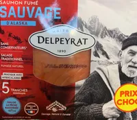 Saumon fumé sauvage d'Alaska