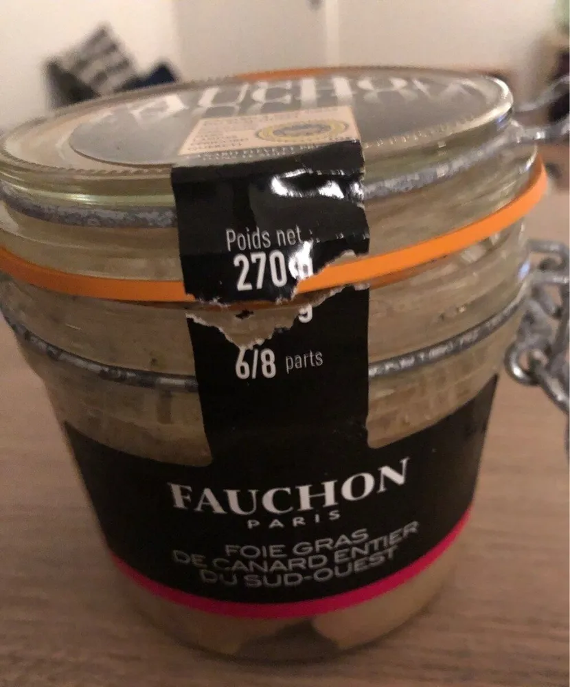 Foie gras de canard entier du sud ouest