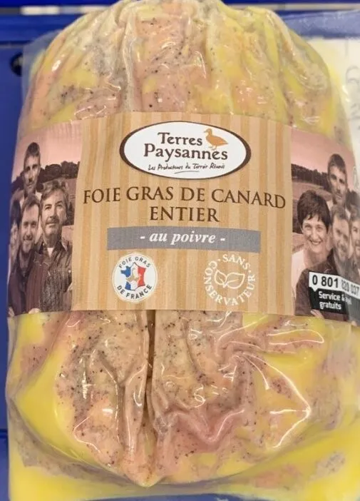 Foie gras de canard entier au poivre