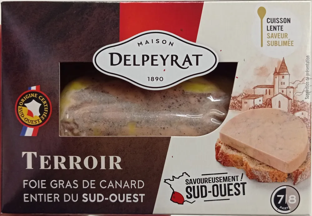 Foie gras de canard entier du sud ouest