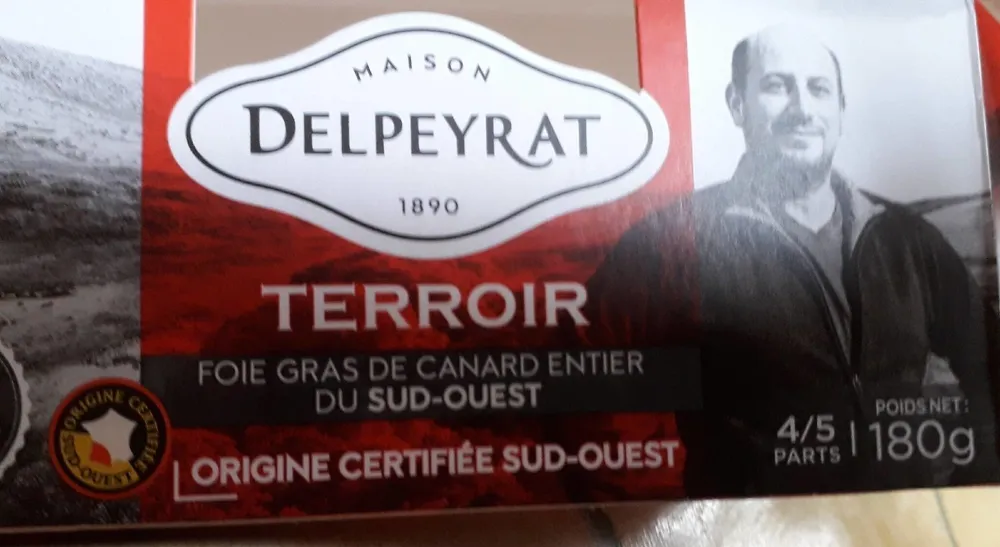 Foie gras de canard entier du Sud-Ouest