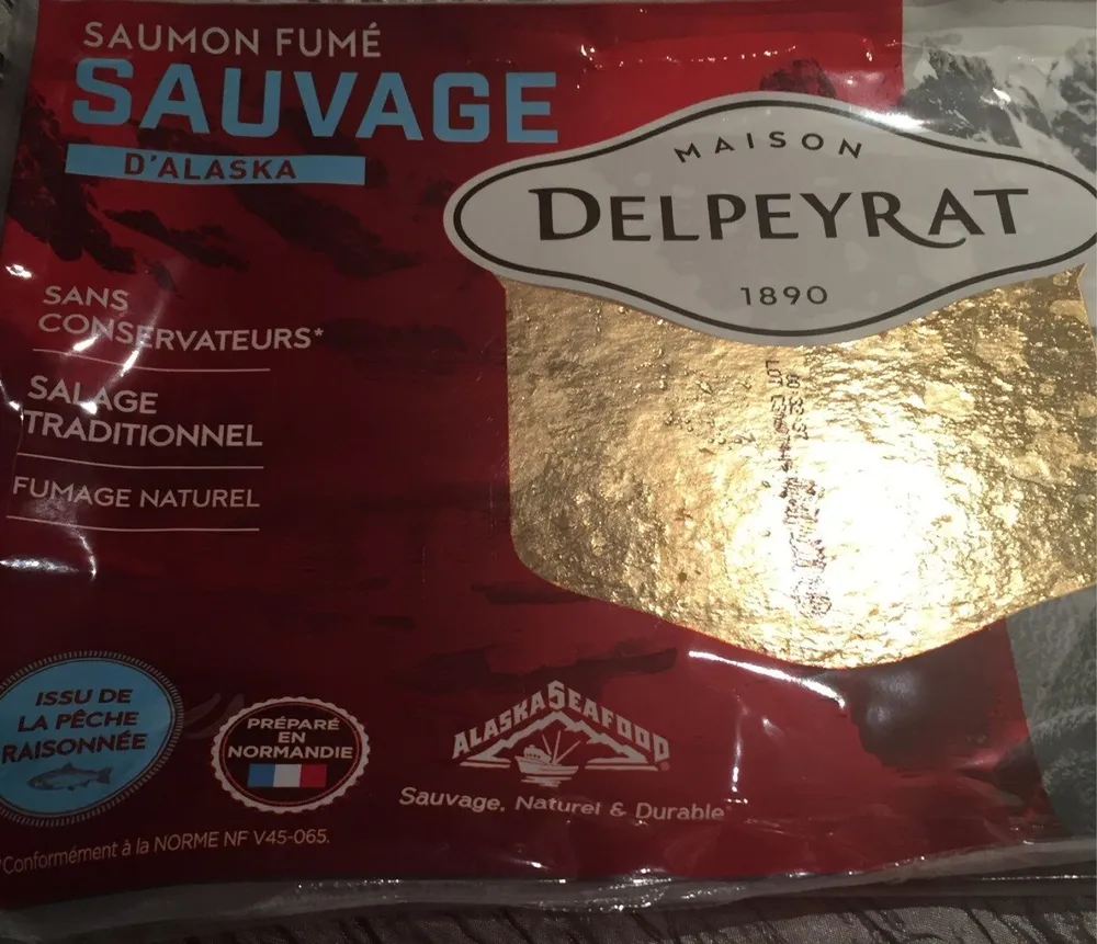 Saumon fumé sauvage d'Alaska