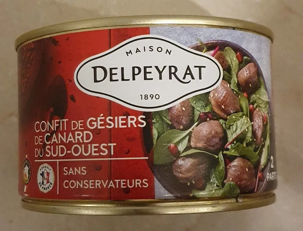 Confit de fessiers de canard du sud ouest