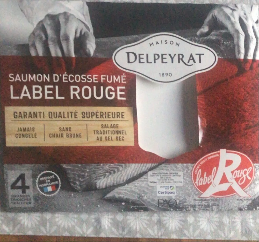Saumon d ecosse fume label rouge