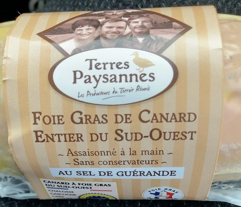 Foie gras canard entier du sud ouest