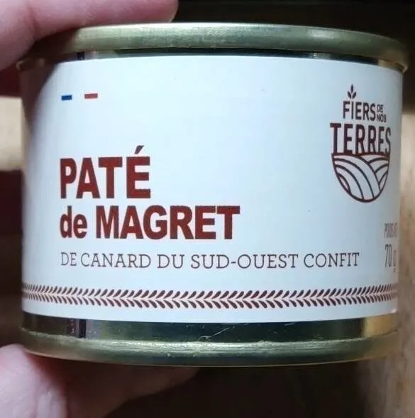 Pâté de Magret de canard du Sud-Ouest confit