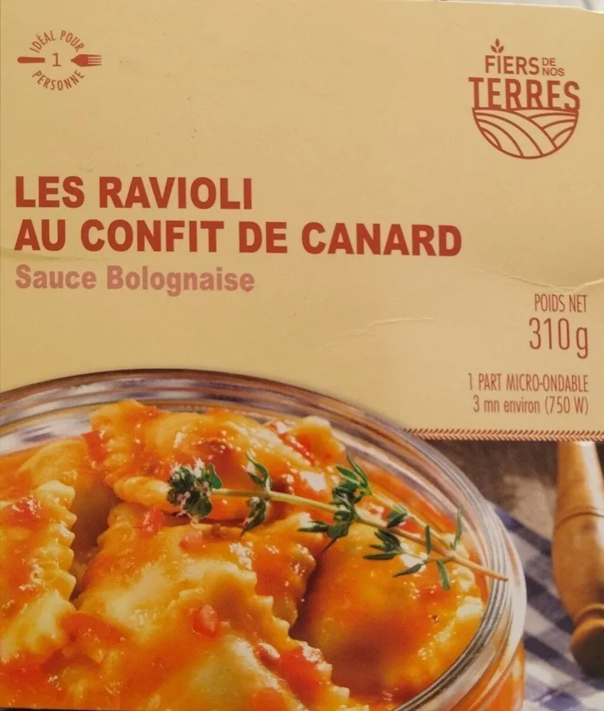 Ravioli confit de canard