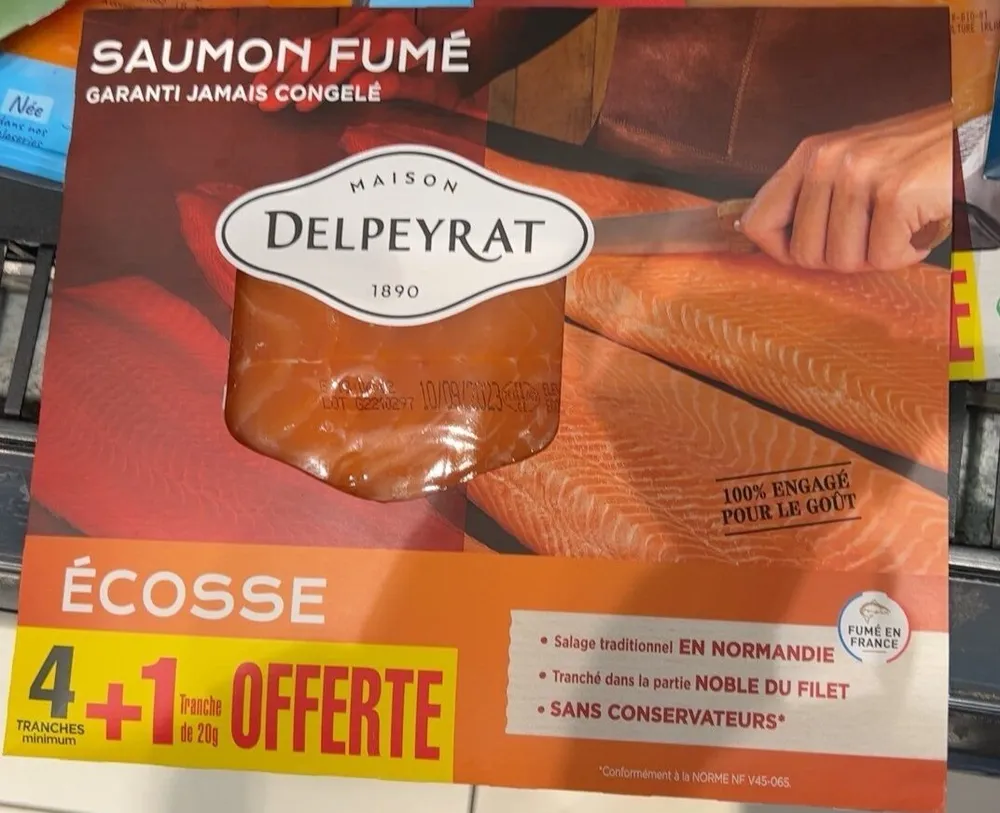 Saumon fumé Écosse