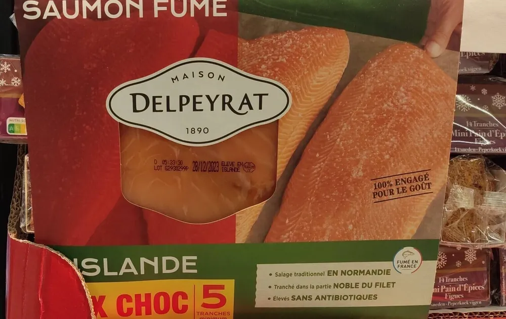 Saumon fumé d'Islande