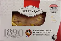 Foie Gras de canard entier sans conservateurs